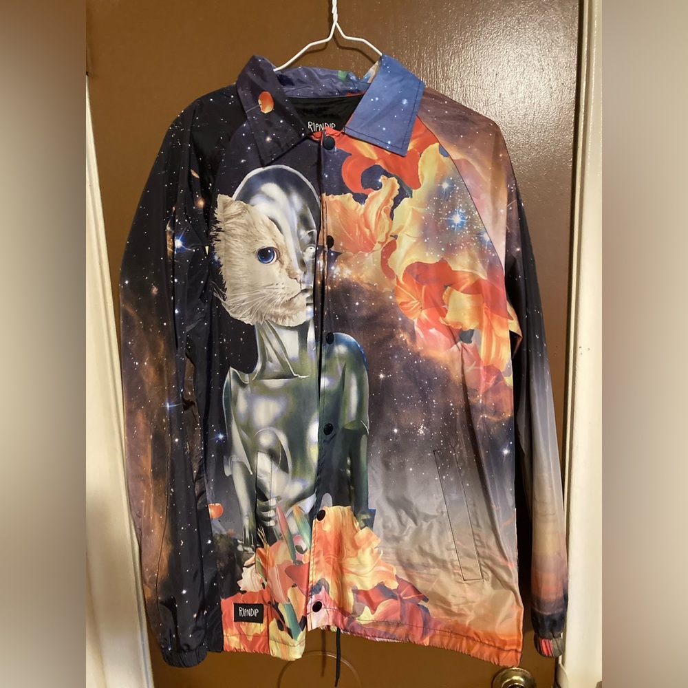 RIPNDIP Galactica Black Coaches Jacket.